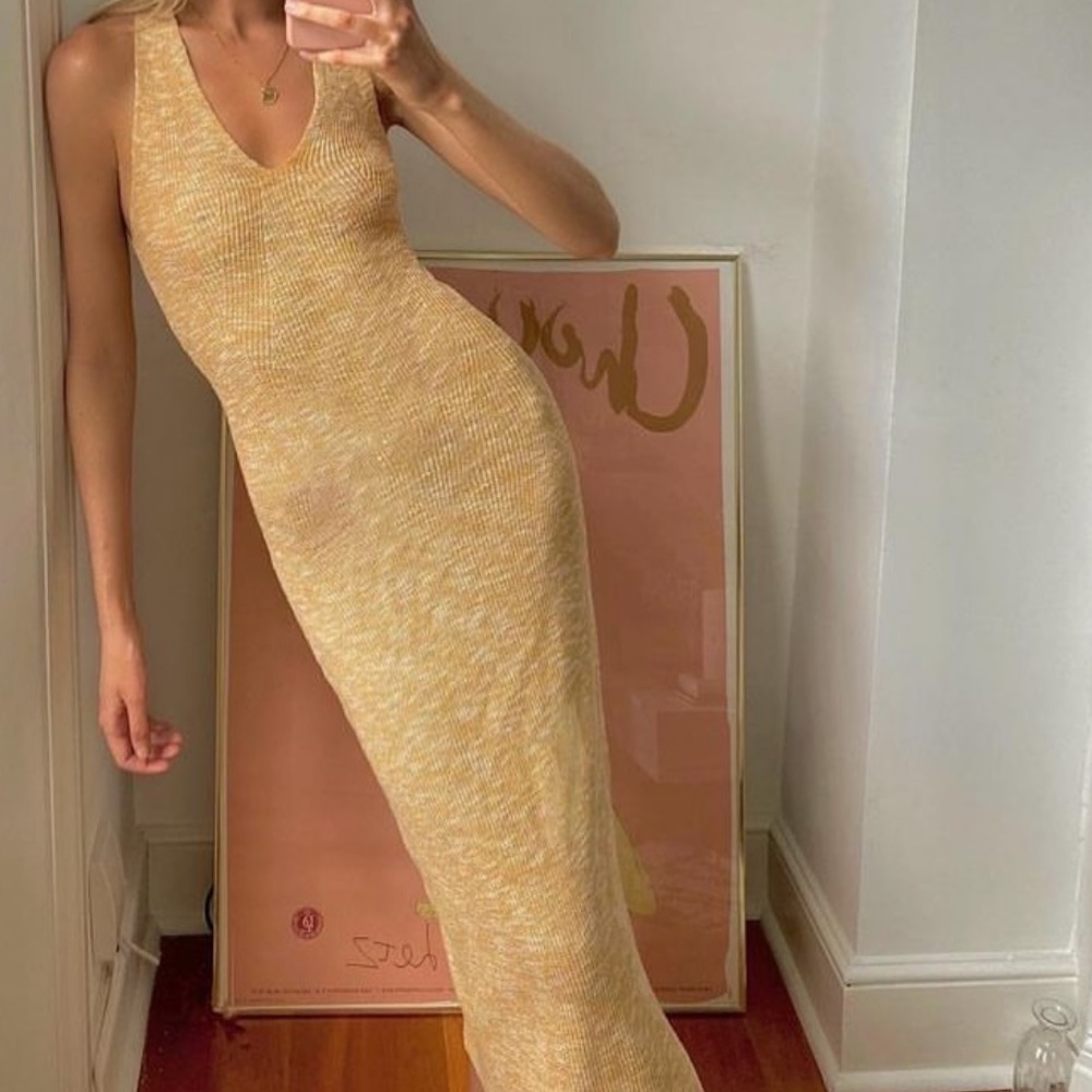 SOLD The Sisterhood Naomi Knit Dress - Yellow size XS